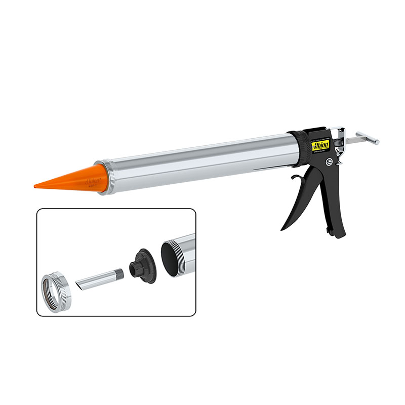 20oz Core Special Deluxe Manual Sausage and Bulk Gun w/ Orange Cone Nozzles